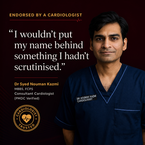 Dr Syed Nouman Kazmi, Consultant Cardiologist, endorses Daily Beets